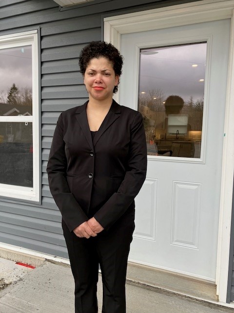 Michelle Simmons says seeing her new home in Westphal, NS has been amazing.