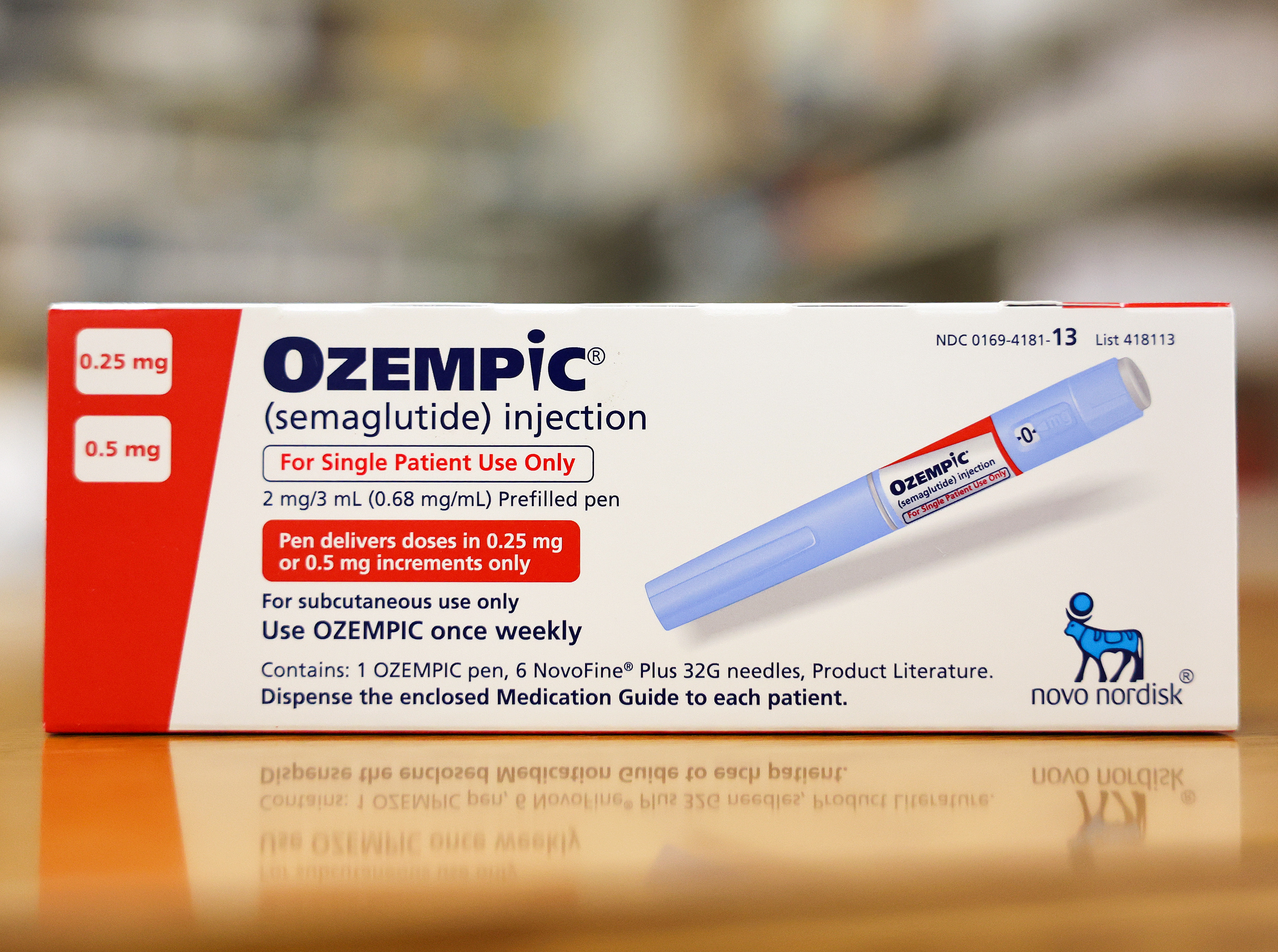 Ozempic among ‘bogus’ drug patents being challenged by U.S. to
spur competition