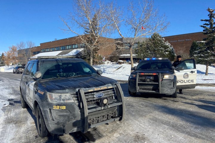 Shooting near northeast Calgary junior high school sends 1 to hospital in serious condition
