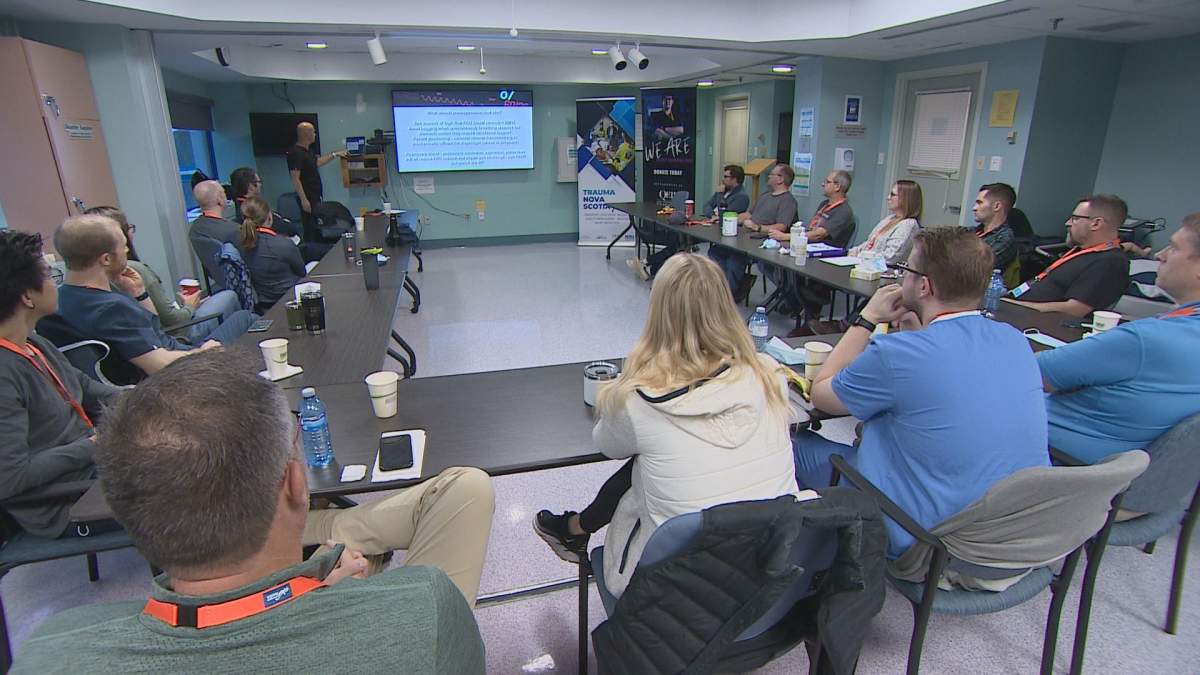 Trauma training held in Bridgewater, N.S. on Friday.