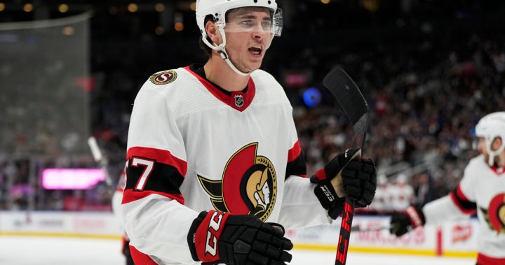 NHL suspends Ottawa Senators’ Shane Pinto 41 games for sports wagering