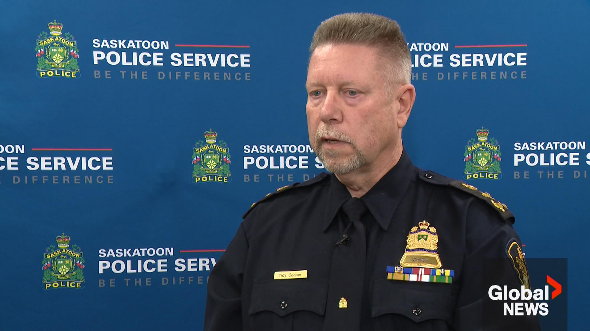 Saskatoon Police Chief Troy Cooper announces retirement