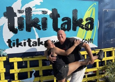 Tiki Taka food truck owners Melissa Dowling and David Mauti in Gravenhurst, Ont.