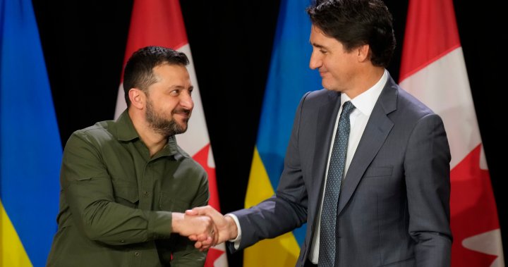 Canadians want Trudeau to keep same levels of Ukraine aid, poll shows