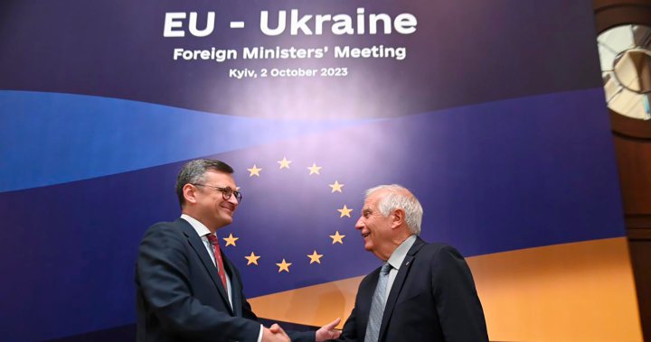 EU foreign ministers meeting in Kyiv to discuss Ukraine support
