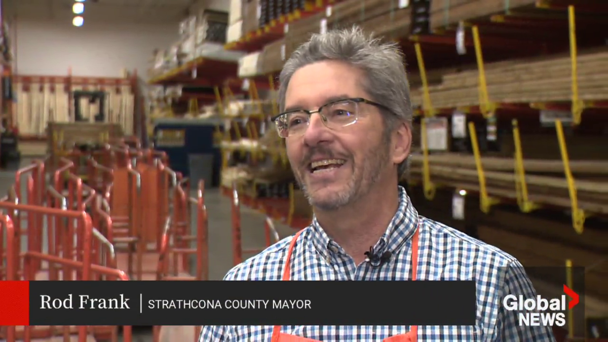 Strathcona County's Mayor, Rod Frank.