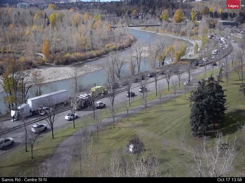 A motorcyclist is dead following a Tuesday afternoon crash in the eastbound lanes of Memorial Drive approach the Centre Street Bridge.