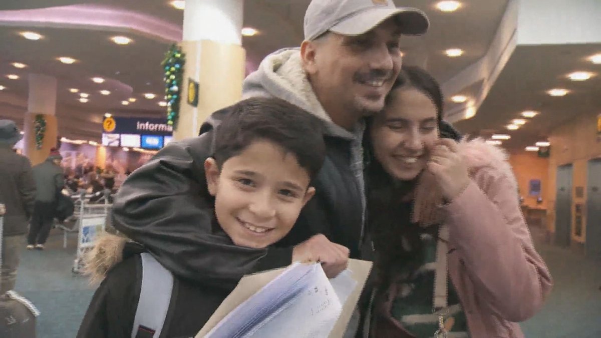 Mohammad Fayad's two children arrived in Vancouver on Thursday, Nov. 16.