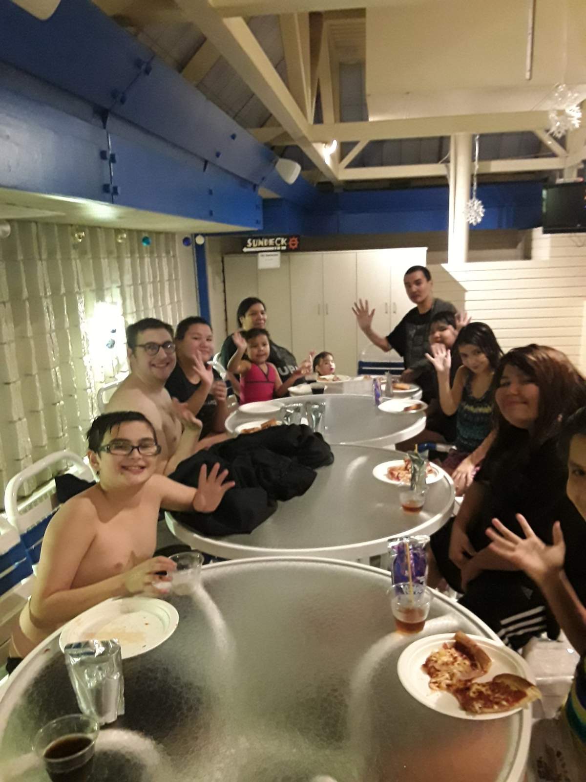 The party in 2019 was hosted at the Sheraton Cavalier Swim Park and was paid for by founder Bo Blackmon. 40 people attended, and the event has since grown.