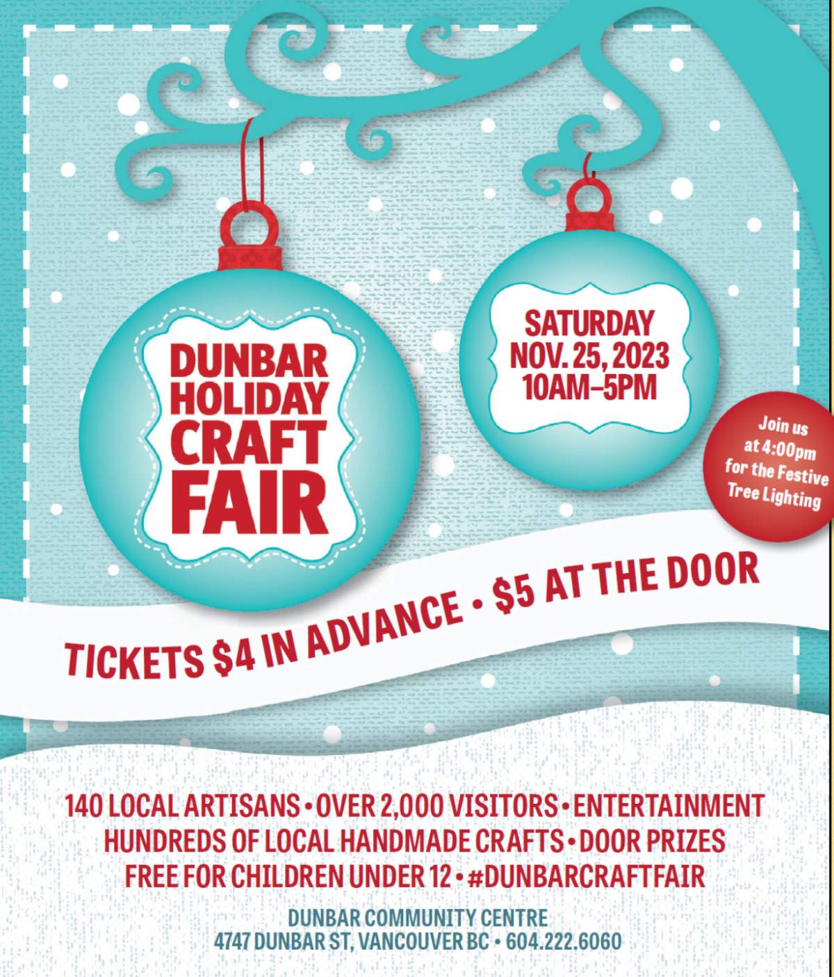 Dunbar Holiday Craft Fair with Tree Lighting - image