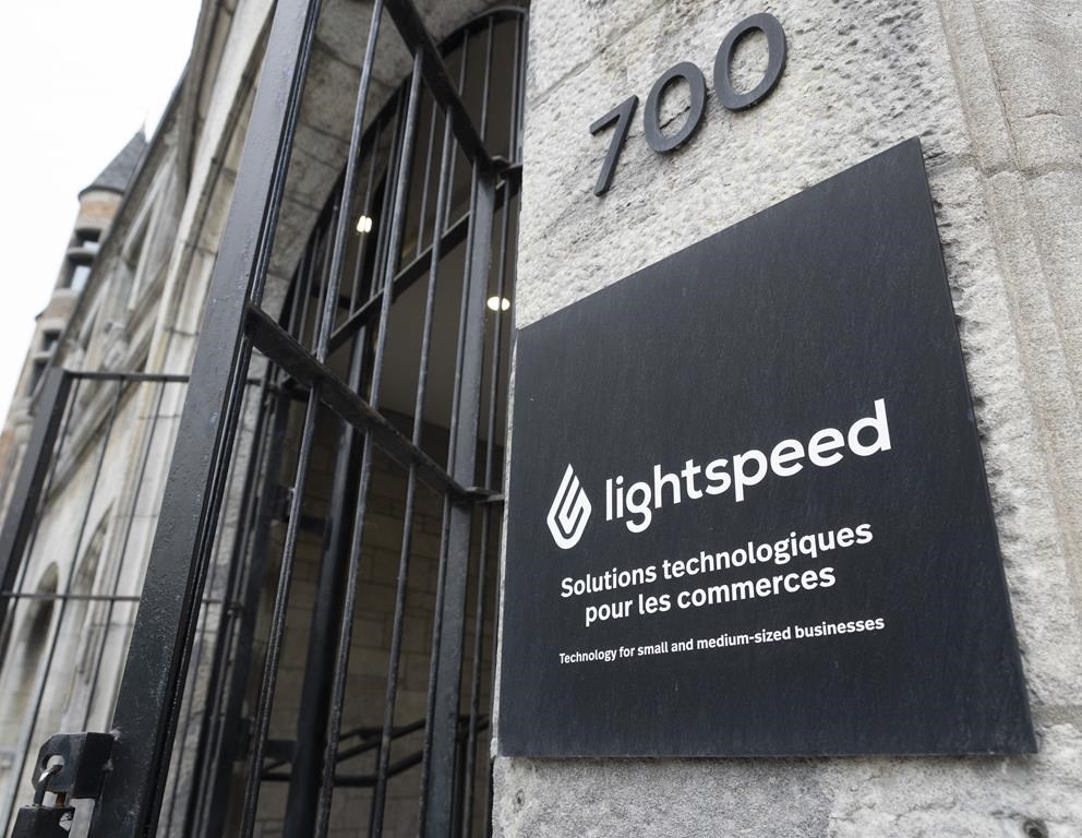 When a wave of anti-LGBTQ+ laws swept across the U.S. over the summer, Lightspeed Commerce Inc. employees wasted no time asking the company's executive ranks to help protect staff. The Lightspeed offices are seen in Montreal on Tuesday, May 16, 2023. THE CANADIAN PRESS/Ryan Remiorz.