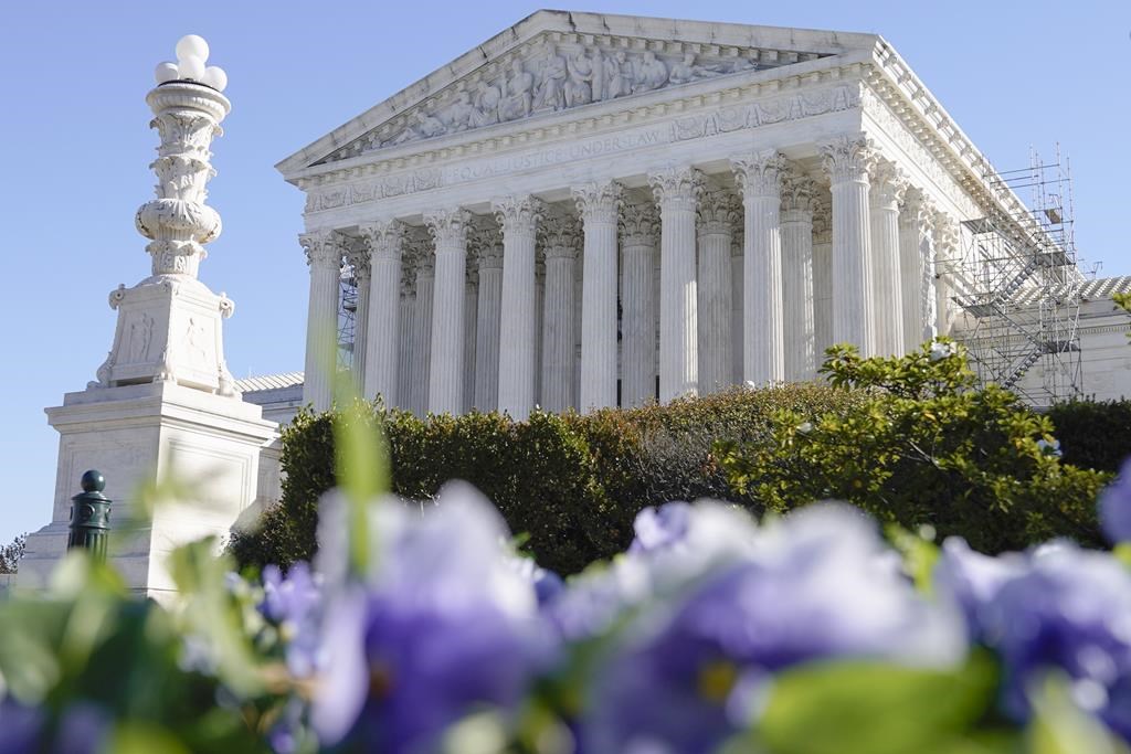 The U.S Supreme Court is seen on Friday, Nov. 3, 2023, in Washington. (AP Photo/Mariam Zuhaib).