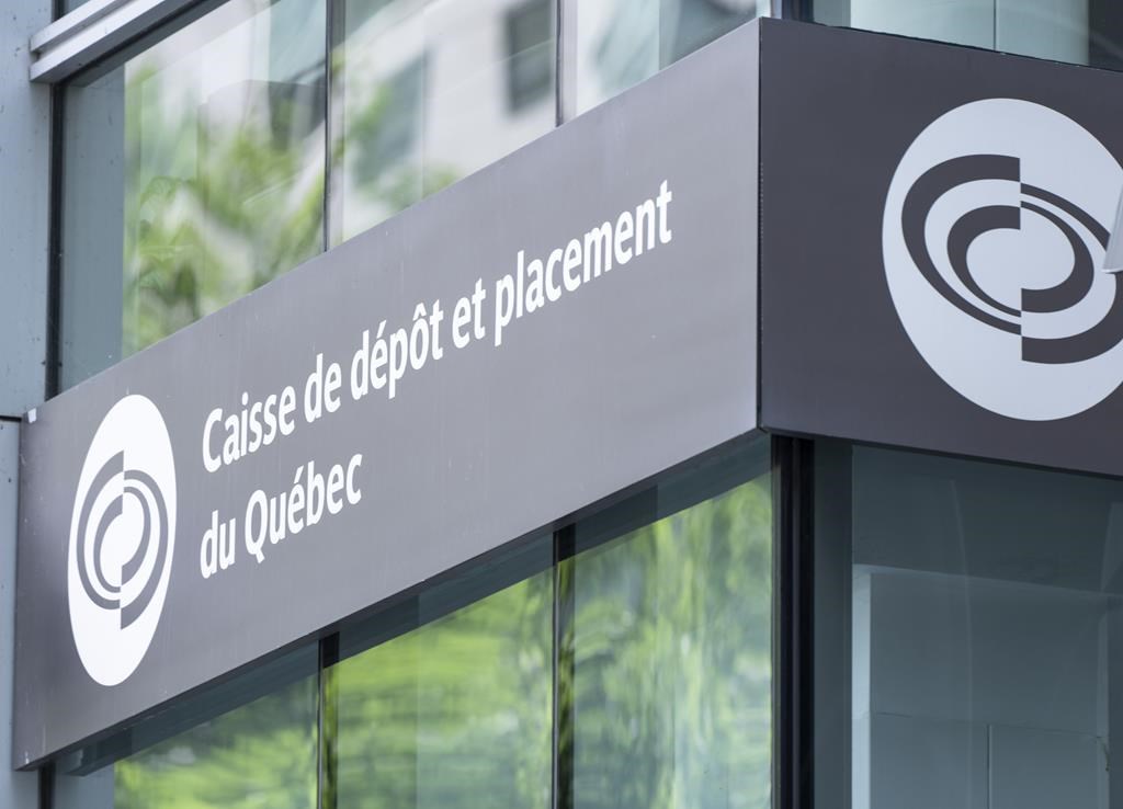 Quebec’s pension fund manager is investing $200 million in Swedish company Northvolt AB which announced plans in September to build a factory for electric vehicle batteries near Montreal. The Caisse de Dépôt et Placement du Québec (CDPQ), headquarters is seen in downtown Montreal, Wednesday, Aug.16, 2023. 