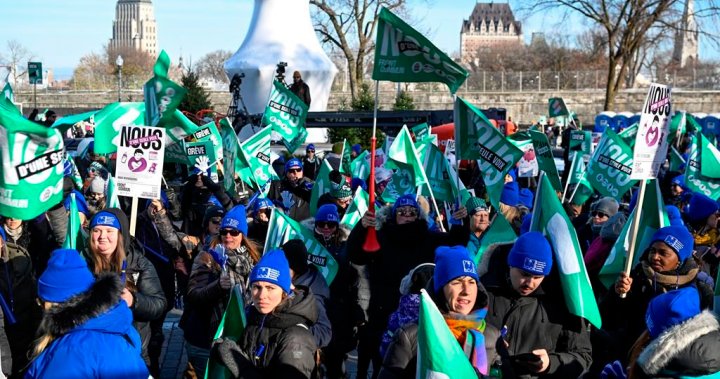 Синдикатите на общия фронт на Квебек ще започнат да гласуват за ново споразумение с провинцията