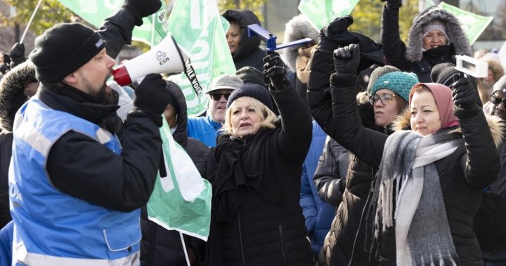 魁北克公共部门罢工：勒戈表示愿意提高报价