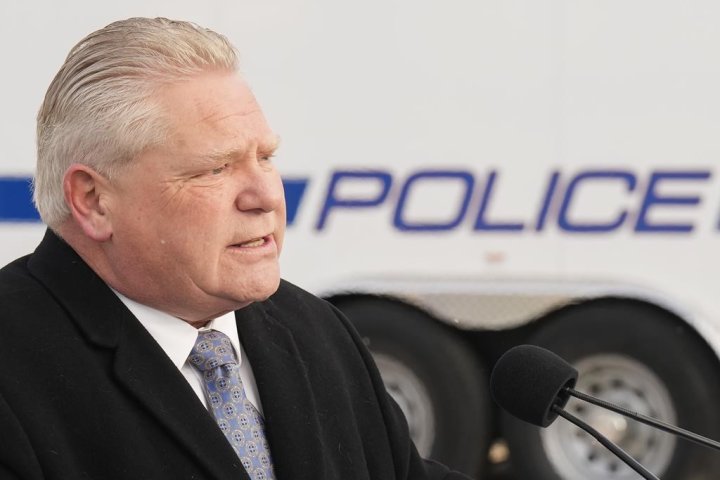 Ontario sets aside $18M for police forces to fight auto theft