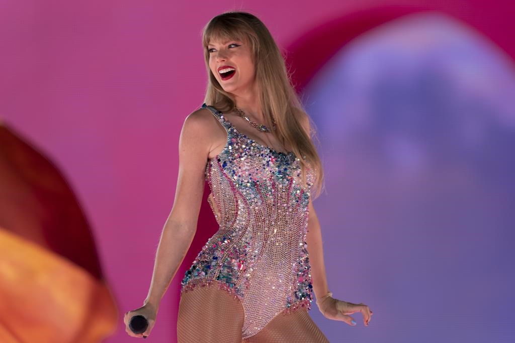 Taylor Swift performs during "The Eras Tour" in Nashville, Tenn., May 5, 2023.