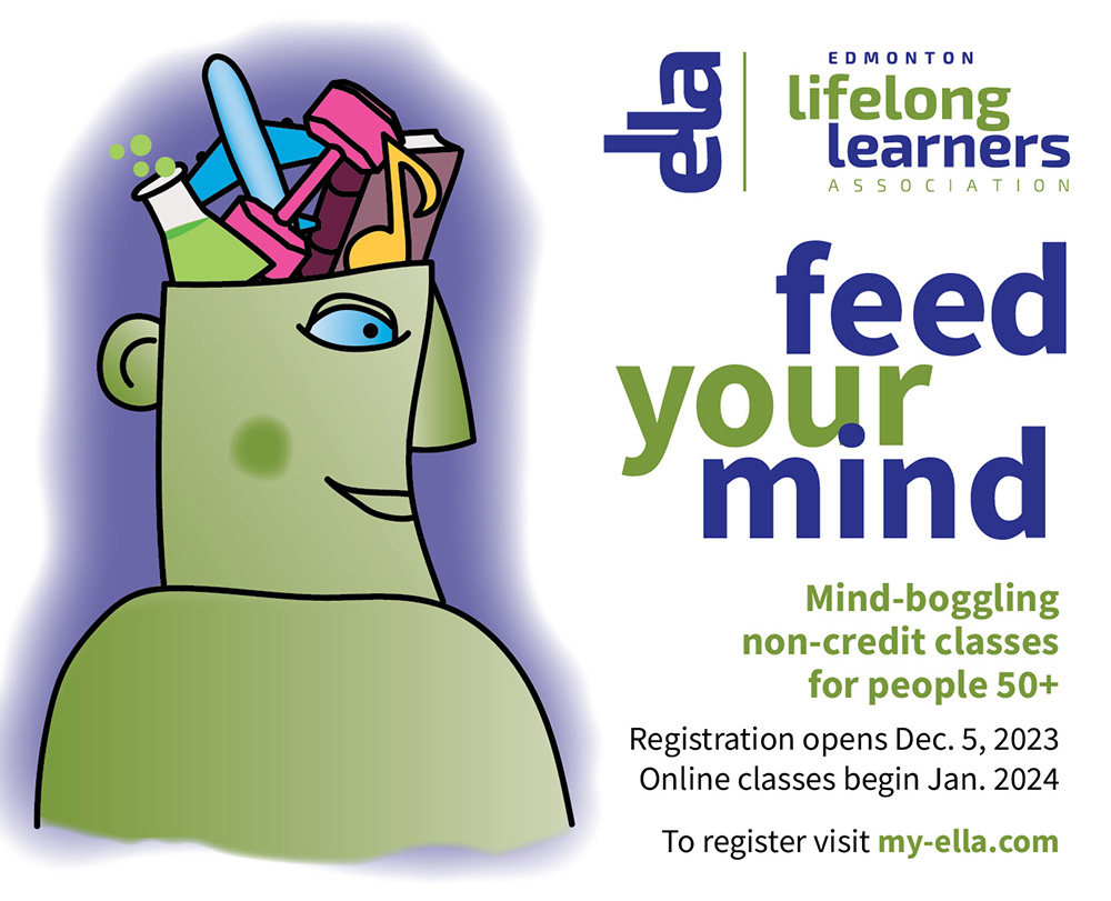 Edmonton Lifelong Learners’ Association presents its Winter Online Courses for Learners 50+ - image