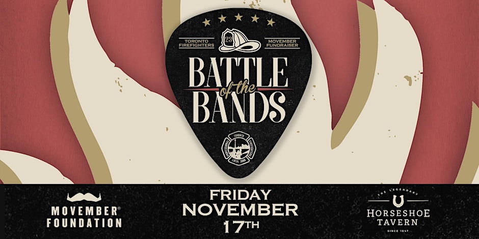 Toronto Firefighters Movember Battle of the Bands - image