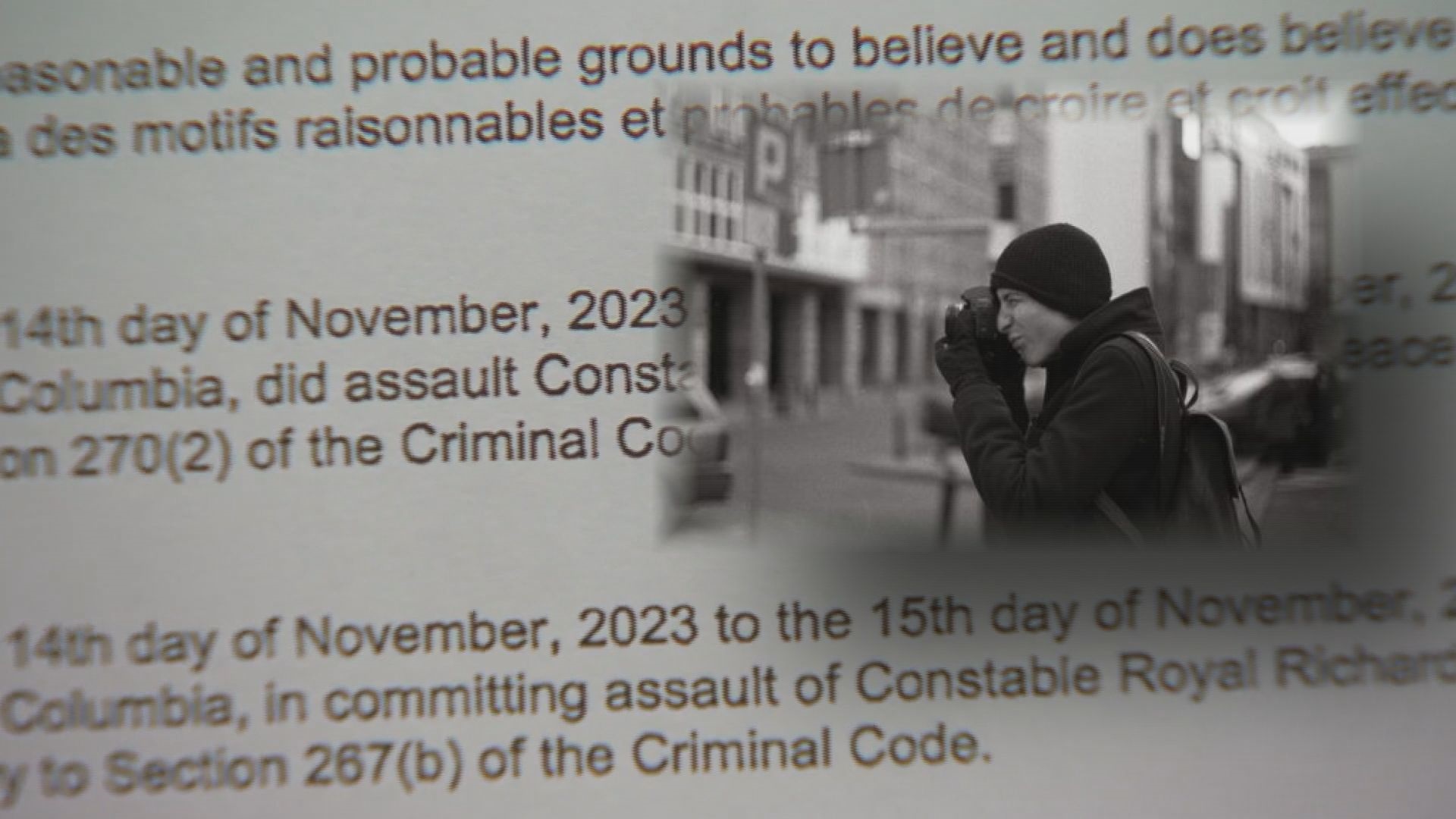 A B C man with a history of protest violence has