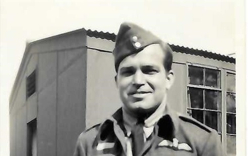 Alfred Parkyn stands in this undated photo in his military uniform.