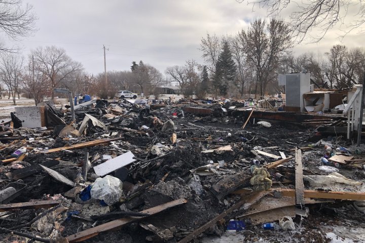 Arson investigation underway as Manitoba home destroyed by flames