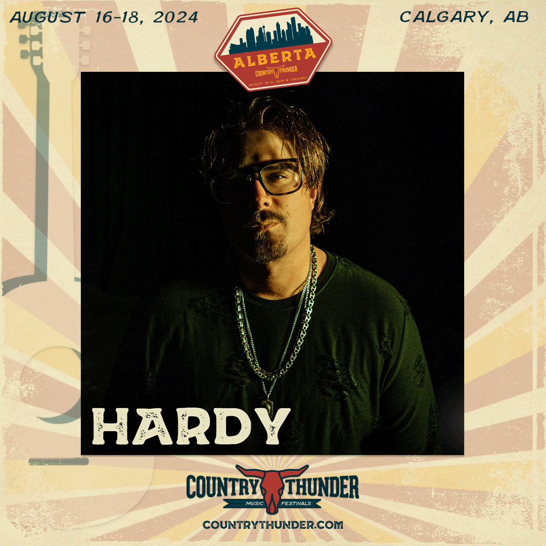 630 CHED Wants To Send You To Country Thunder Alberta 2024   Artist Socials Hardy 1080 X 1080 