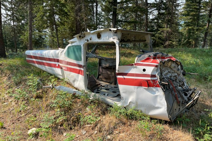 B.C. plane wreck verified by RCMP revealed to be staged crash site for training