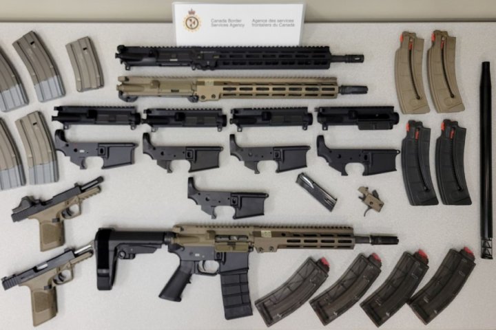 Royal Canadian Air Force major charged for alleged gun smuggling from U.S.