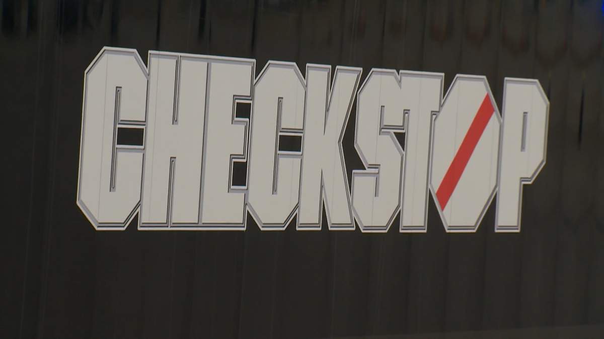 File photo of a Calgary Police Service checkstop truck.