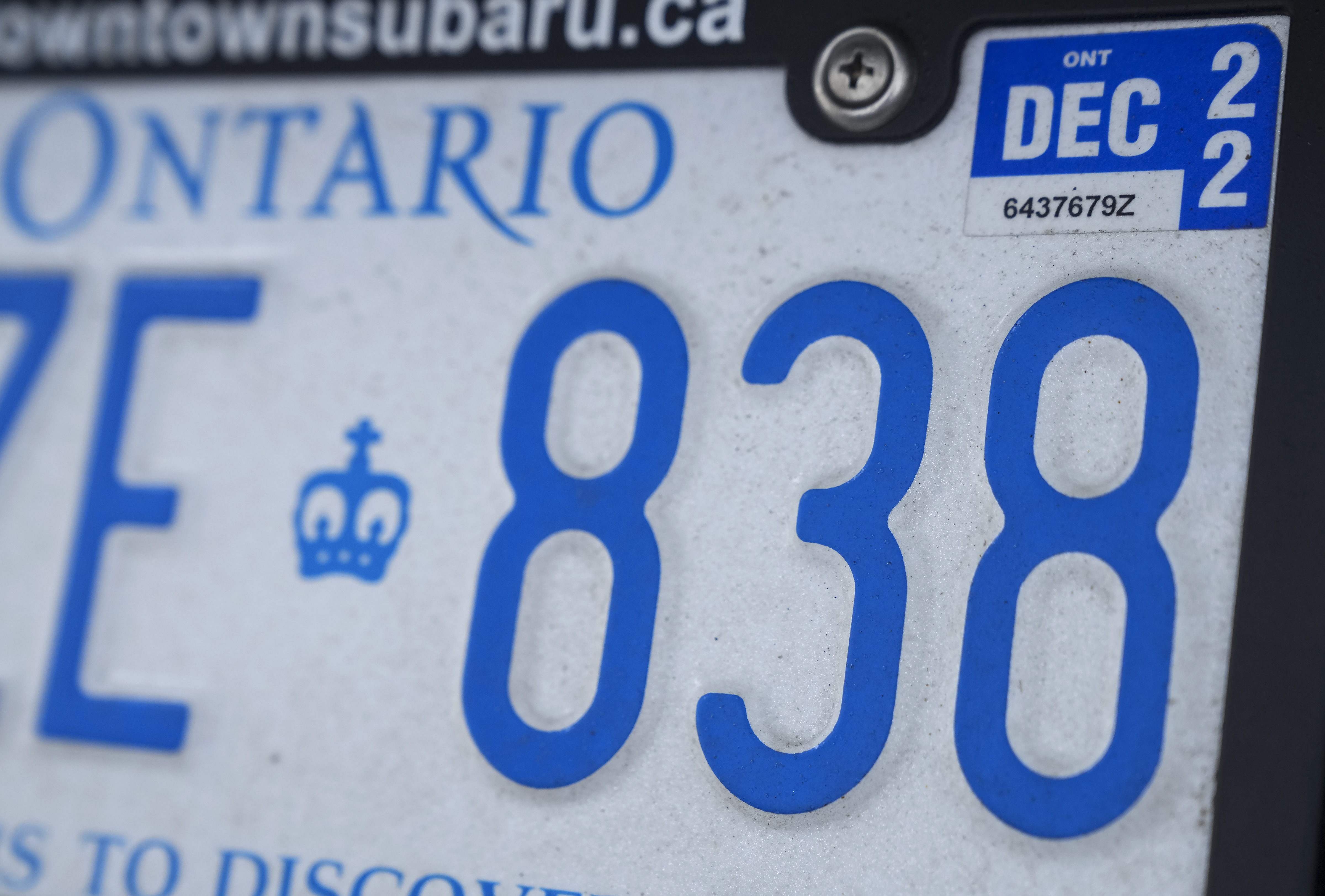 Unregistered Ontario licence plates spike after renewal fees eliminated