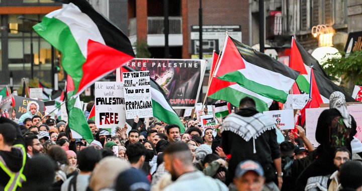 Thousands in Montreal rally for Gaza ceasefire, Canadians to leave ‘in coming days’