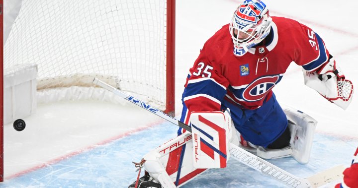 Montreal Canadiens sign goaltender Montembeault to 3-year extension