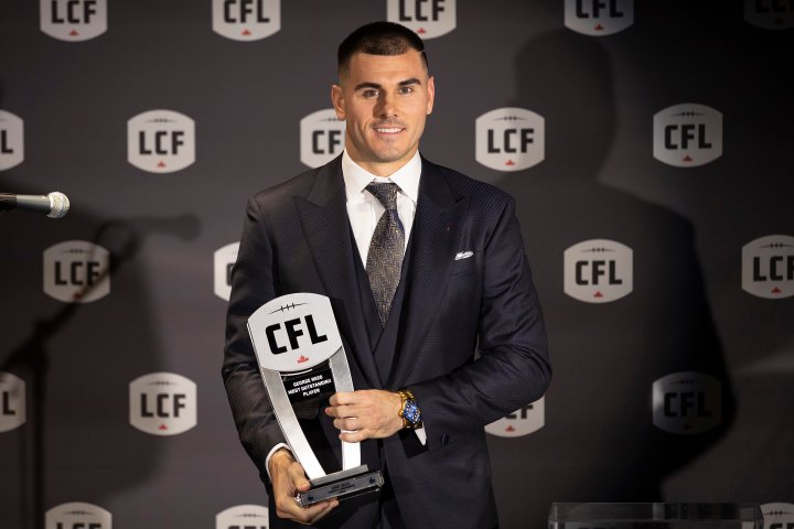 Grey Cup: Quarterback Chad Kelly leads Toronto charge at CFL awards banquet