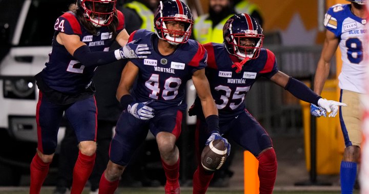 Montreal Alouettes pull off upset victory in 110th Grey Cup