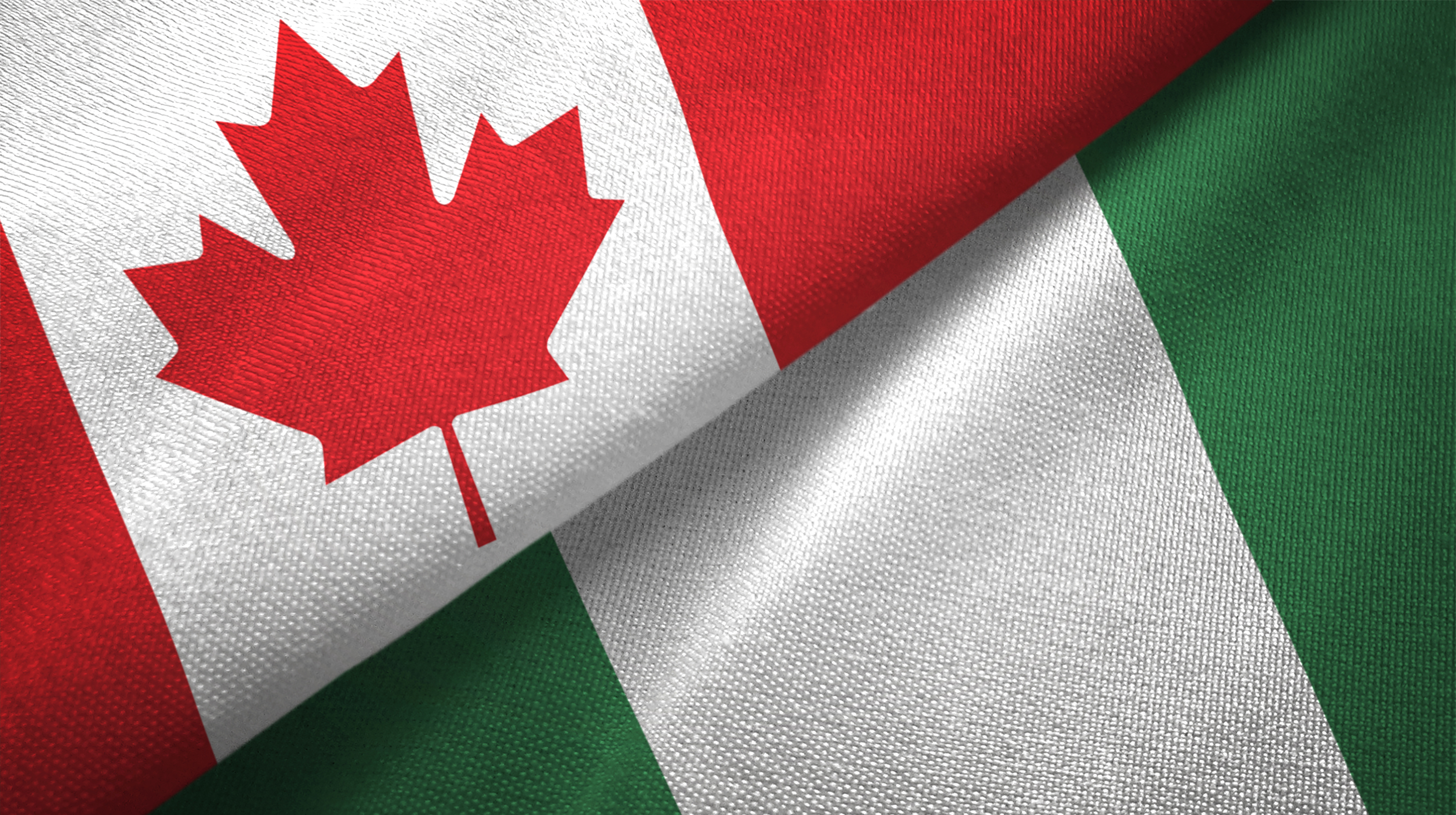 Nigeria Canada flags