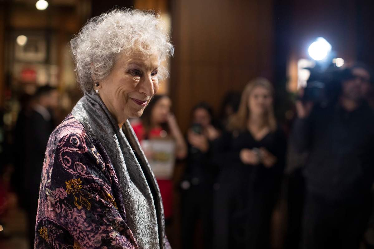 SpokenWeb is a digitized bonanza of readings and off-the-cuff remarks from Canada's greatest writers. The bonanza includes Margaret Atwood (seen here in Toronto in 2019), W.O. Mitchell, Mavis Gallant, Rudy Wiebe, Michael Ondaatje, Al Purdy and Irving Layton.