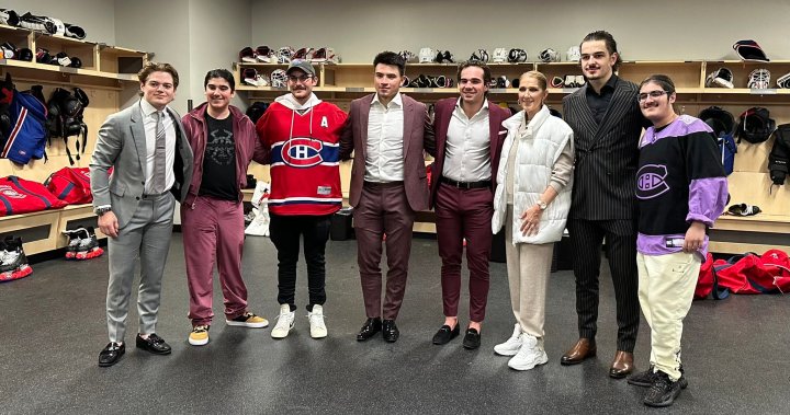 Céline Dion et une visite « mémorable » avec les Canadiens de Montréal à Las Vegas