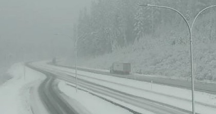 B.C. weather: Winter storm warning continues for Southern Interior mountain passes