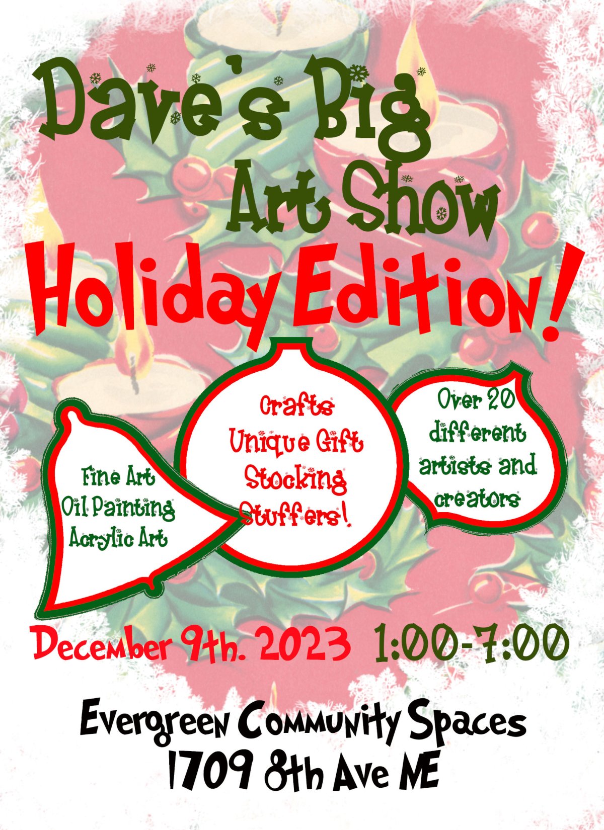 Dave’s Big Art Show Holiday Edition - image