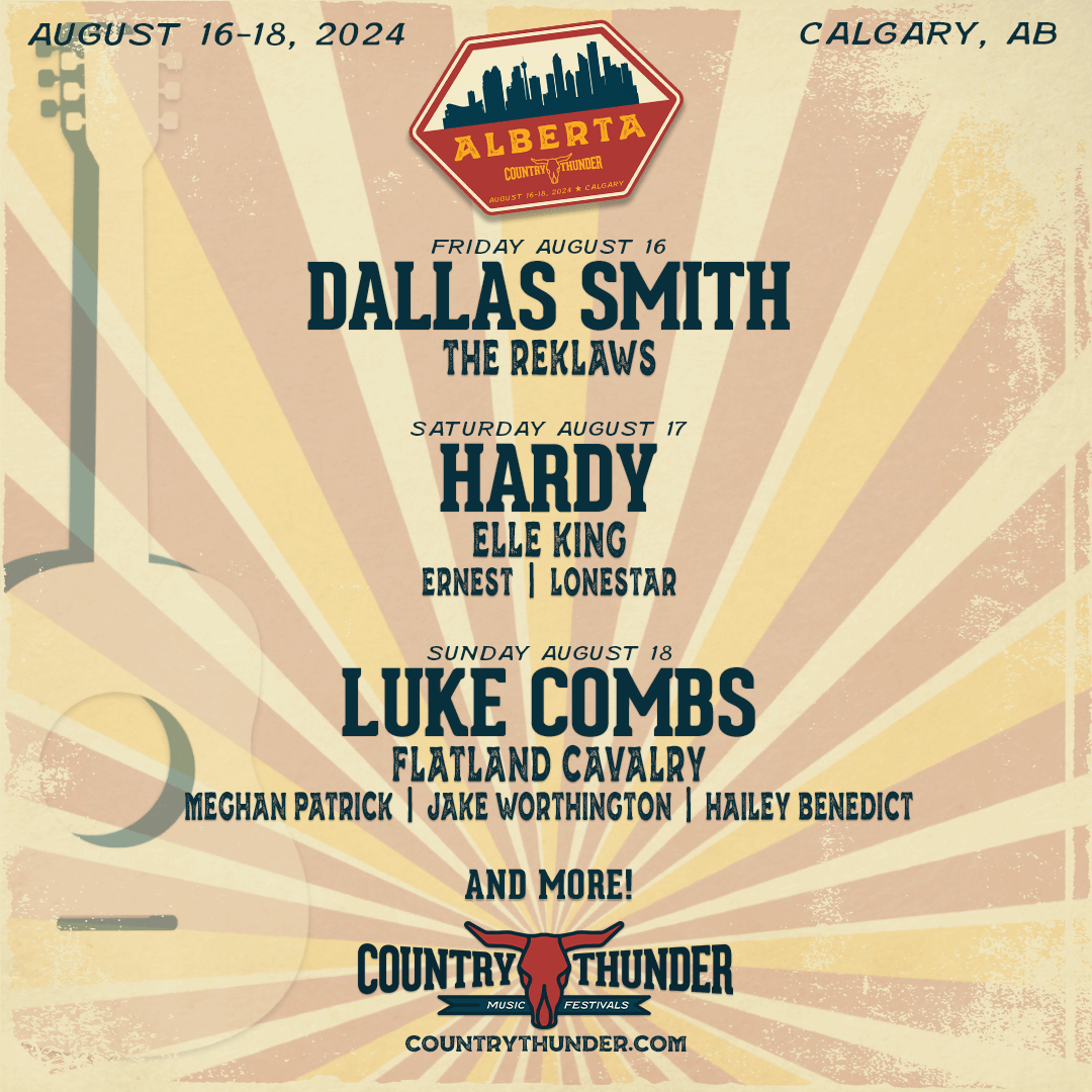 2024 Country Thunder; supported by Global Calgary & QR Calgary - image