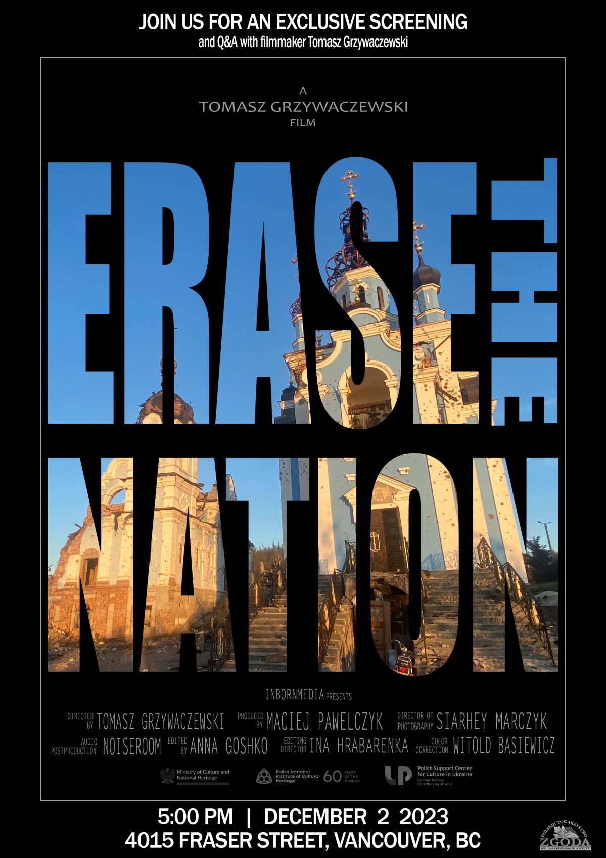 Erase the Nation – film screening - GlobalNews Events