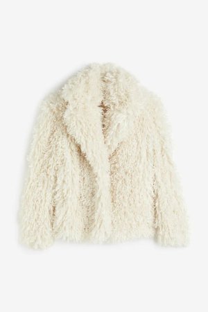 Fluffy coat H&M