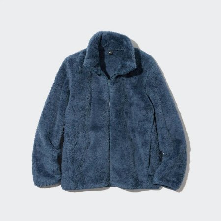 Fluffy yarn fleece jacket from Uniqlo