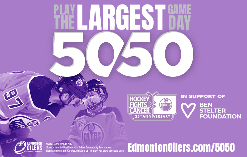 Edmonton Oilers Community Foundation 50/50 in support of the Ben Stelter Foundation - image