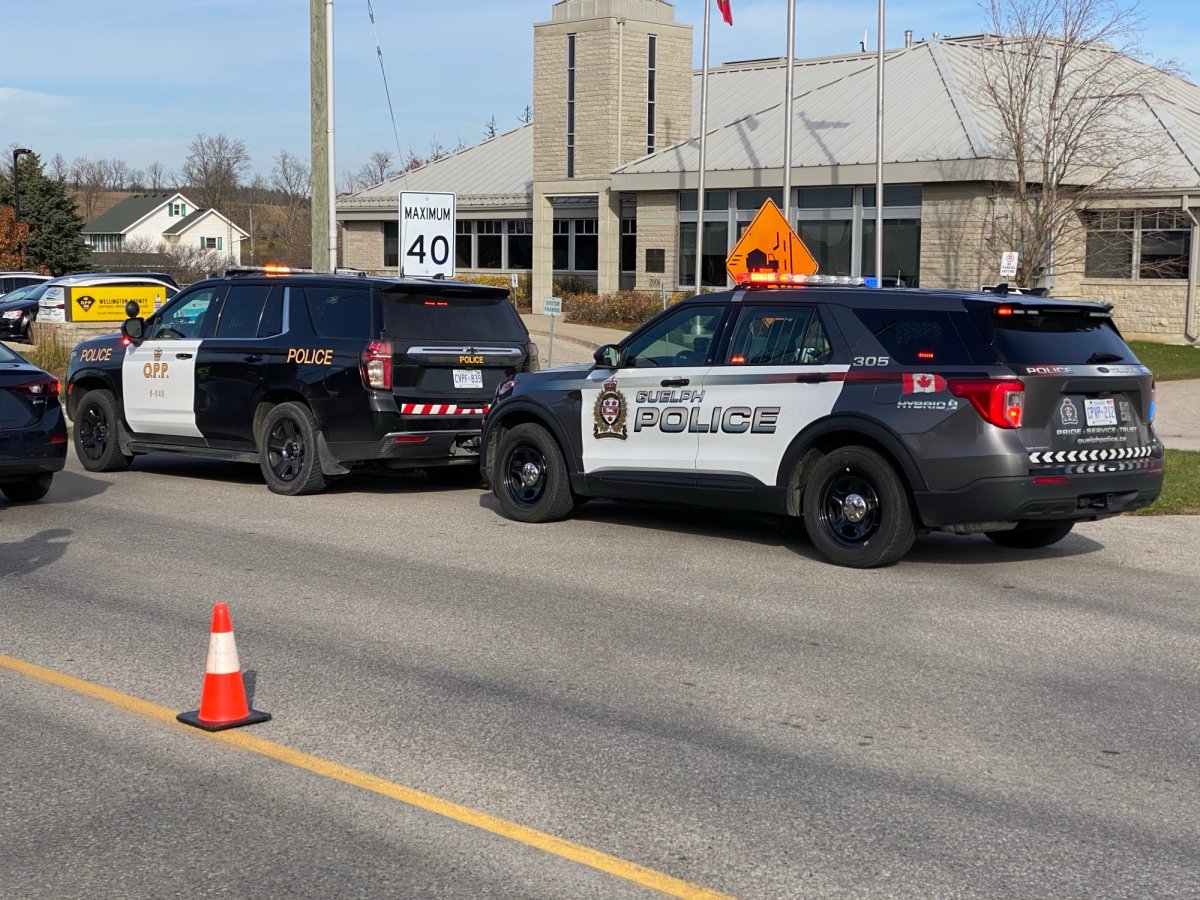 Guelph police say two knives were recovered after a disturbance at a social services agency in the downtown on Tuesday. A 35-year-old man allegedly threatened people with a knife.