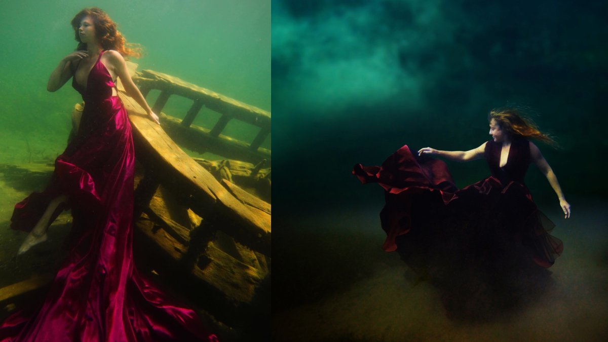 Underwater photographer Steven Haining from Hamilton, Ont. has been acknowledged for the deepest photo shoots with a model on two occasions. His latest pictures were taken in the waters featuring shipwrecks near Tobermory, Ont. in September 2023.