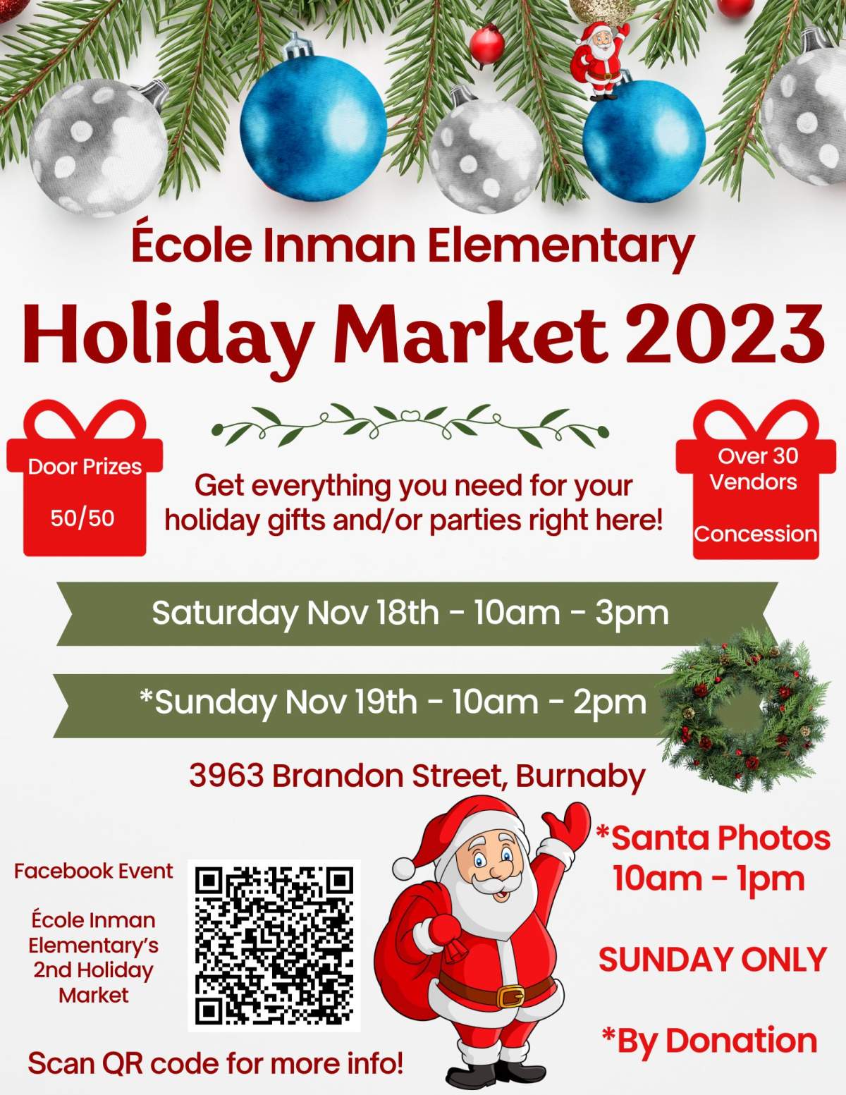 École Inman Elementary 2nd Holiday Market. - image