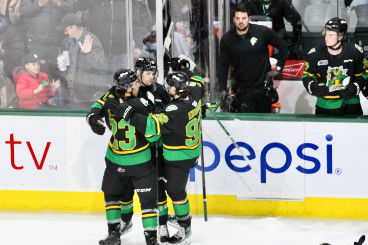 Flint Firebirds put and end to London Knights’ four-game winning streak with 7-4 victory