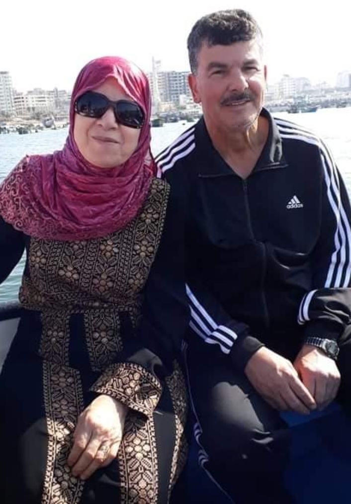 Mouna Manna’s parents, pictured here, travelled to Gaza about 10 days before the conflict began. She said she’s desperate to get them evacuated from the area.